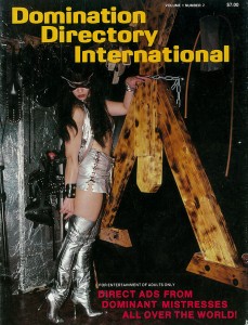 Mistress Kenny in The Hague on cover of DDI